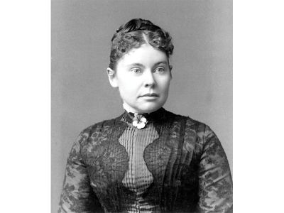 Lizzie Borden in 1890, two years before her father and stepmother's murders.