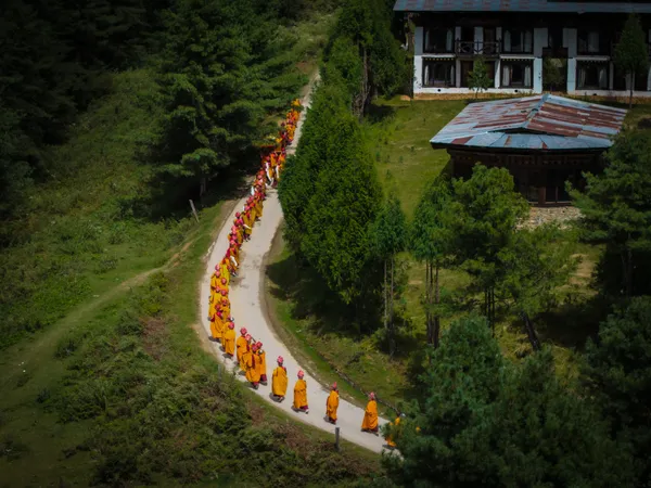 Line of monks thumbnail