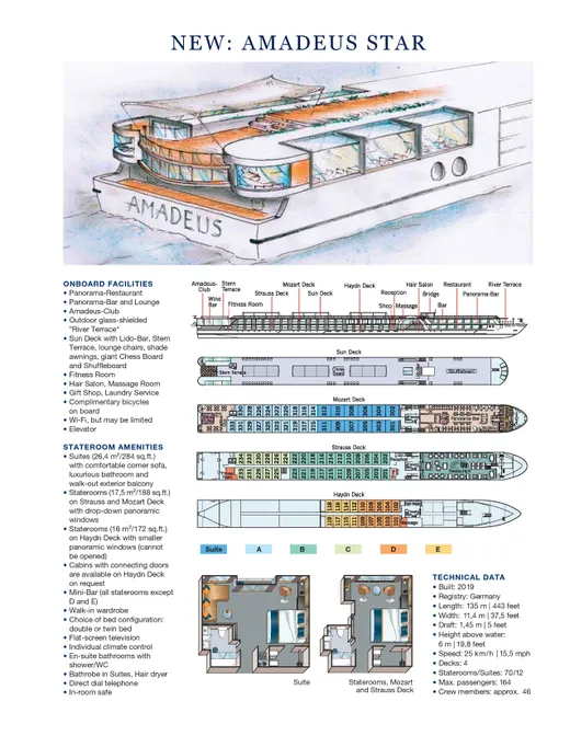 Amadeus Star deck plan image