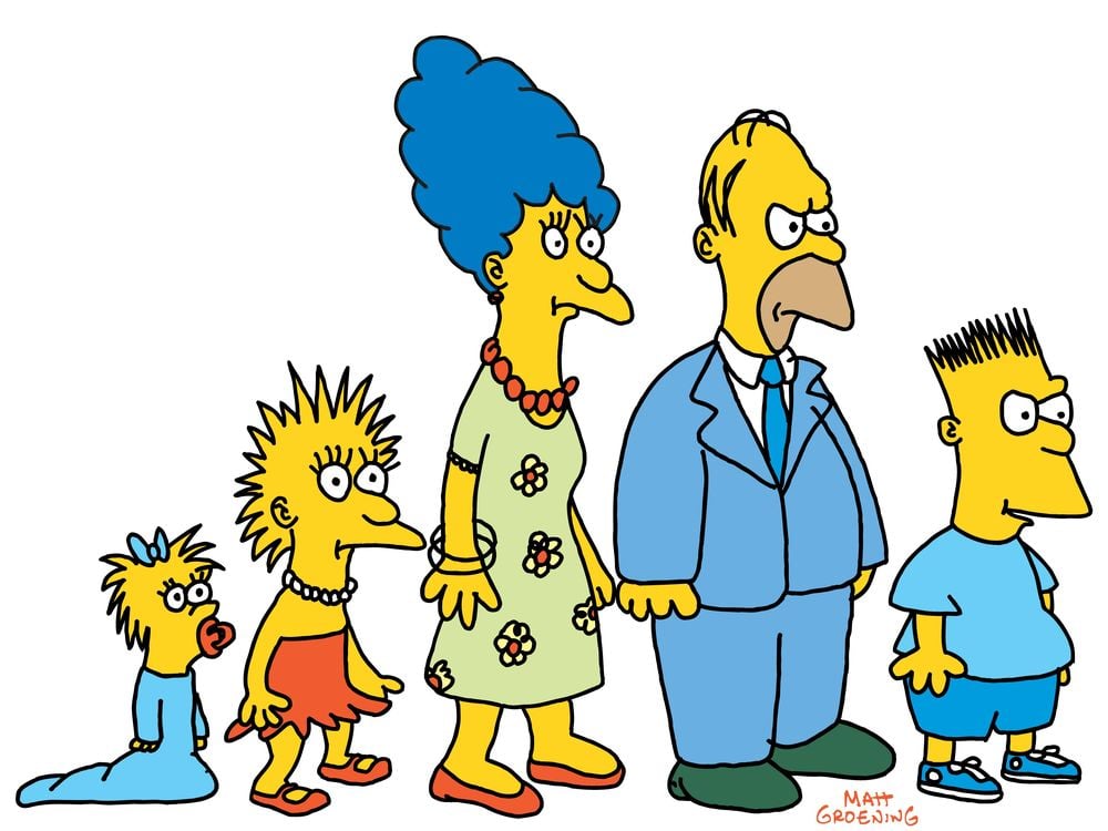 The old Simpsons