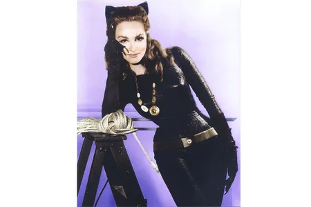 The distinctive black outfit, with topping ears, now held in the collections of the American History Museum, was made just for actress Julie Newmar, and clung to her frame.

