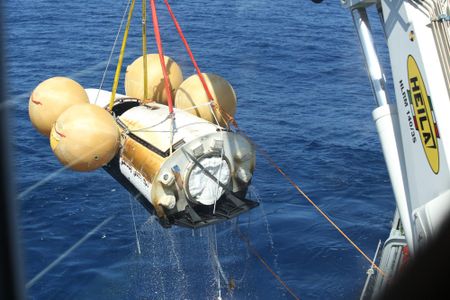 Recovery of ESA’s Intermediate eXperimental Vehicle in the Pacific Ocean just west of the Galapagos islands.