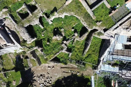 Insula Meridionalis, the neighborhood in ancient Pompeii where the excavations were conducted