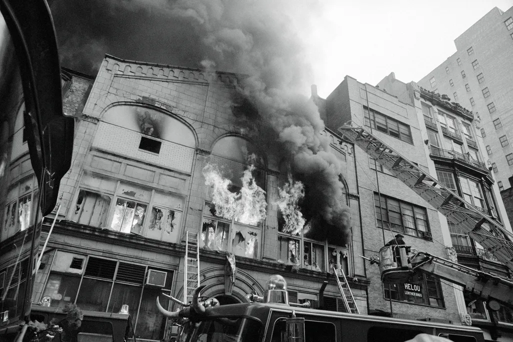 Fire at the Everard Baths in New York City