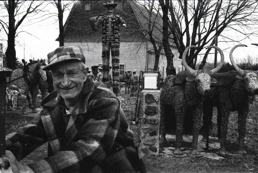 Fred Smith at Wisconsin Concrete Park