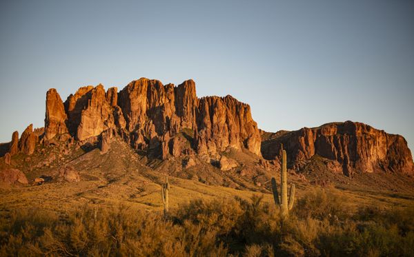 Superstition Mountains at Sunset thumbnail