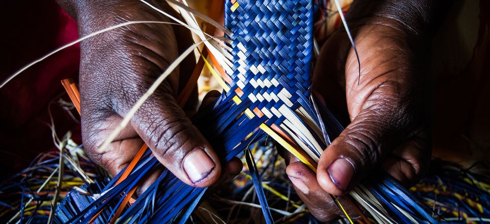  Traditional weaving, Rwanda 