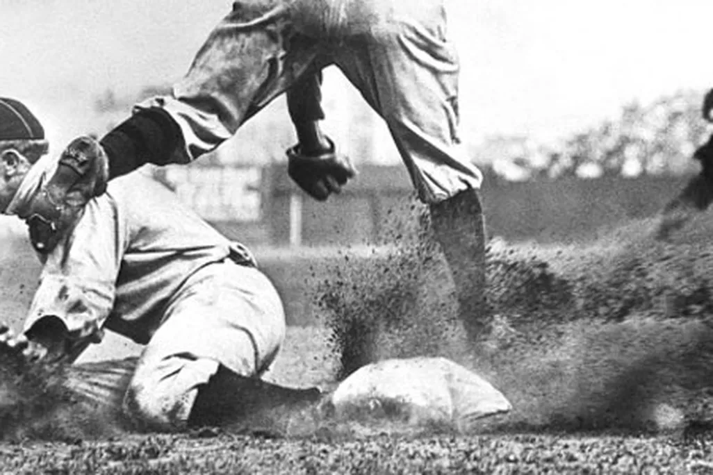 Ty Cobb sliding