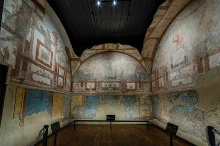 Discovered beneath the Baths of Caracalla, the two-story home dates to between 134 and 138 C.E.