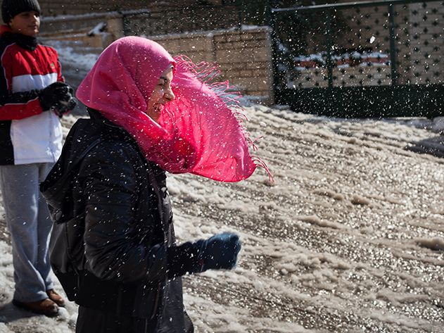 Snow in Middle East