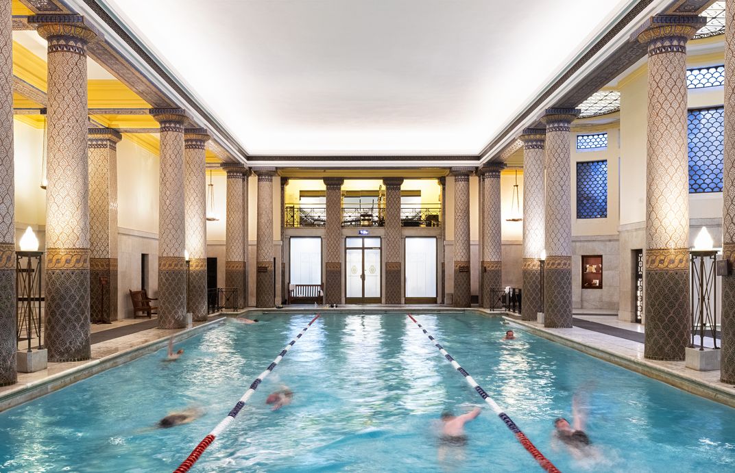 The RAC’s London clubhouse’s swimming pool in 2026.