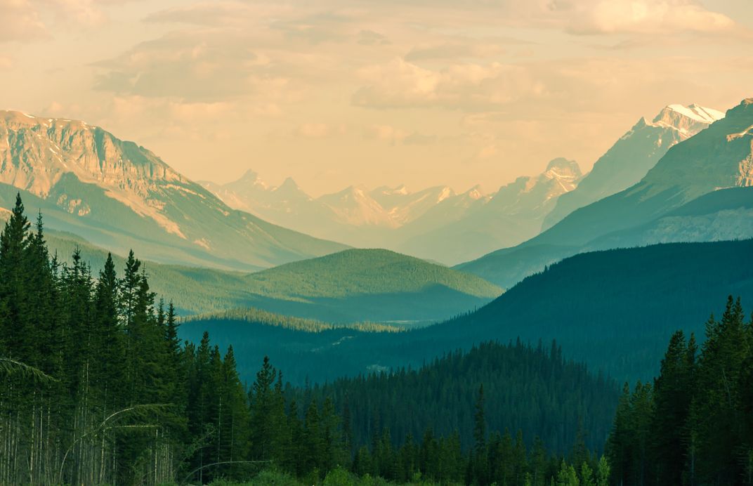 Layers Of Majesty: A Breathtaking View Of Banff National Park 