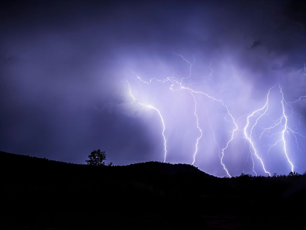 lightning storm