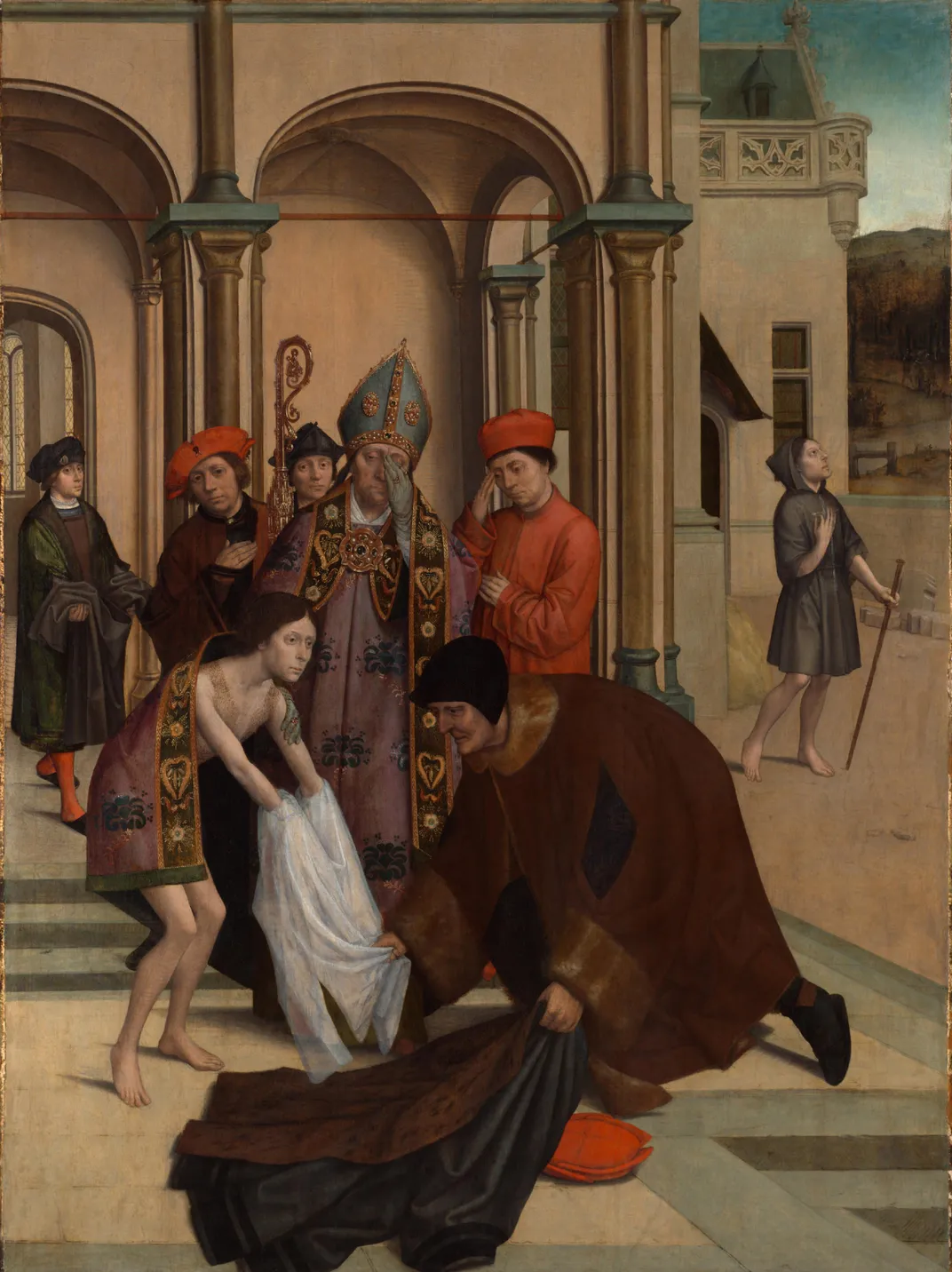 Saint Francis renouncing his worldly goods
