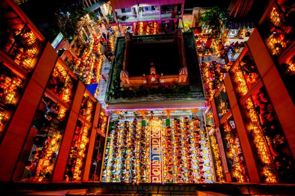 Celebrating Traditional Rakher upobas festival in Bangladesh. thumbnail