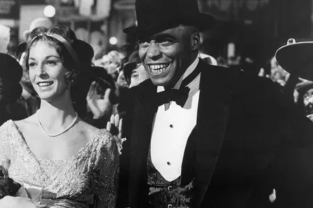 James Earl Jones (right) played Jack Johnson, while Jane Alexander (left) portrayed Eleanor Bachman, a fictionalized version of the boxer's first wife.