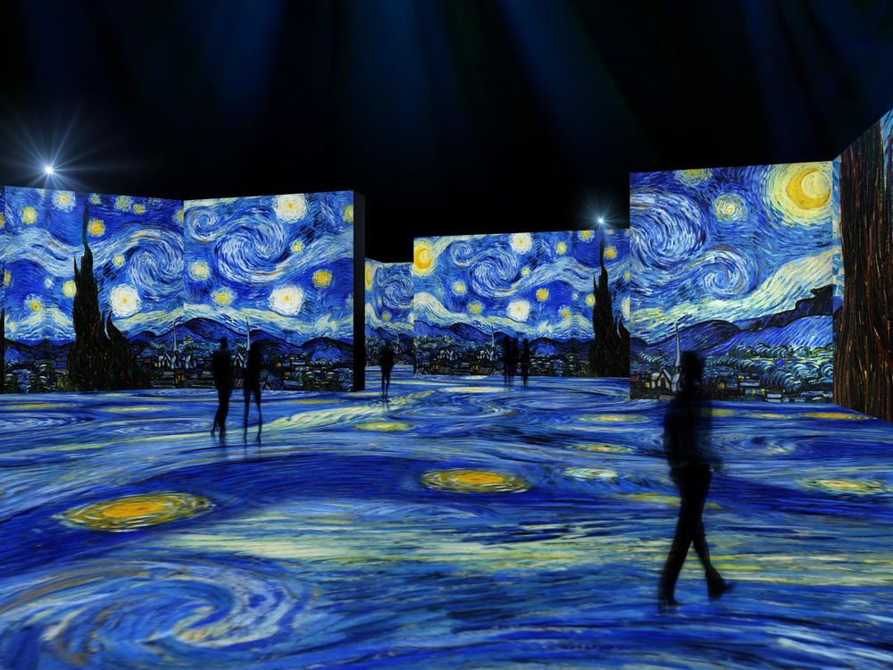 Artist's rendering of <em>The Starry Night</em>, as seen in "The Lume"