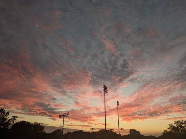 Carolina Sunset above Duke’s Softball Stadium thumbnail