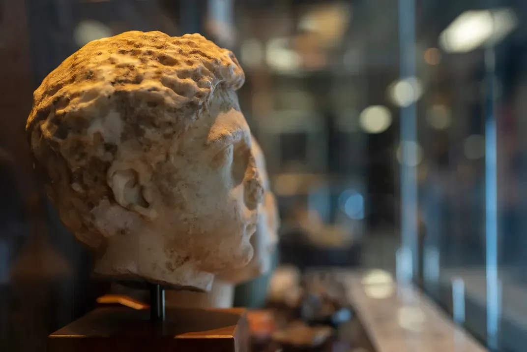 Roman marble portrait head