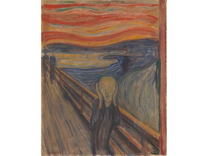 The Scream (painting by Edvard Munch), Description & Facts