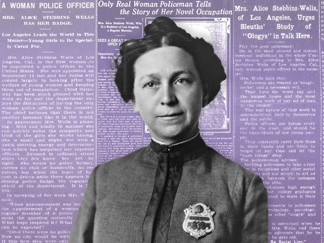 After a trolley conductor accused Alice Stebbins Wells of using her husband&#39;s police badge to avoid paying for public transit, the Los Angeles Police Department allowed her to wear a more feminine uniform of her own design, along with a special &ldquo;Policewoman&rsquo;s Badge No. 1.&rdquo;