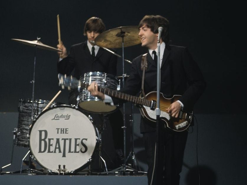 Paul McCartney Playing Bass