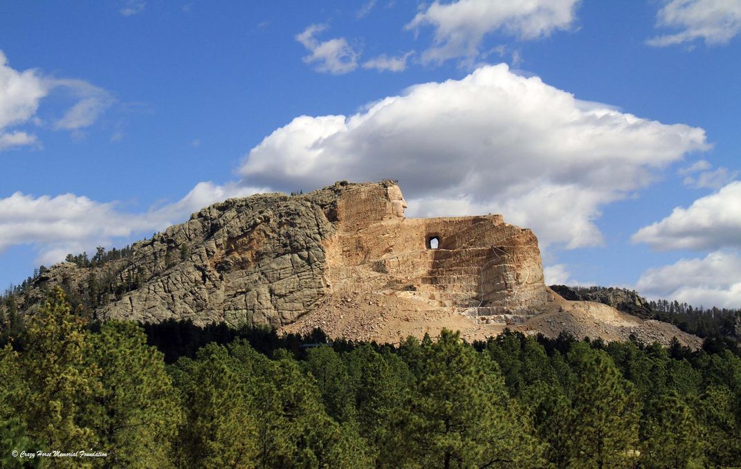 Crazy Horse Memorial in South Dakota's Black Hills. Credit: Crazy Horse Memorial Foundation