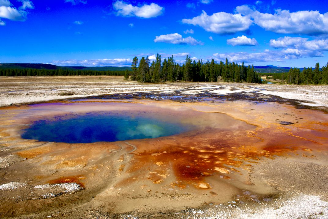 Grand Prismatic In Yellowstone National Park 