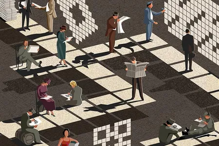 Crosswords caught on in the first half of the 20th century, but the New York Times, whose puzzle is now famous, didn't publish a crossword until 1942.