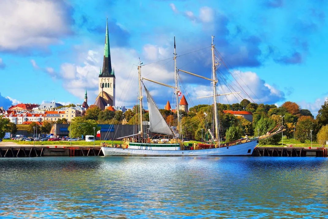 Port in Tallinn, Estonia