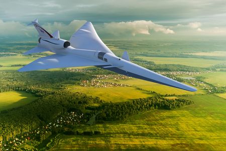 An artist's conception of NASA's Low-Boom Flight Demonstrator. Coming to a sky near you?