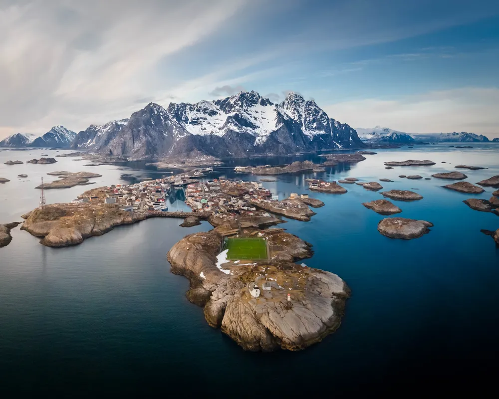 The best located soccer field in the world. In my mind.