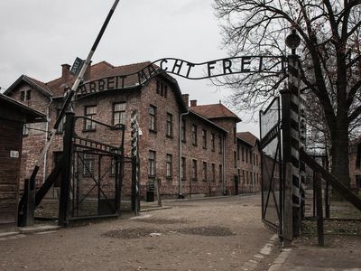 Photo taken at Auschwitz in 2013.