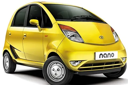 The five-foot-wide Tata Nano car is on view at the Cooper-Hewitt until April 25.