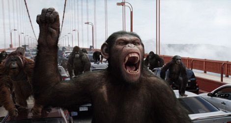 Still from Rise of the Planet of the Apes