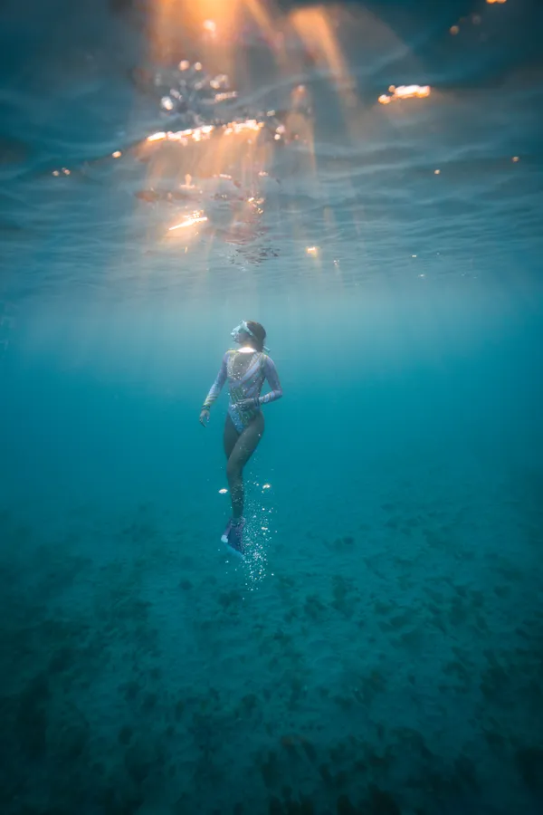 Rays of Serenity Beneath the Surface thumbnail