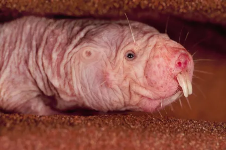 Naked mole rats are likely contenders for the most hideously adorable creature on Earth - but also one of the longest lived.  