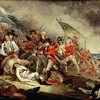 This John Trumbull painting of the Battle of Bunker Hill presents a romanticized version of&nbsp;Joseph Warren&#39;s death.