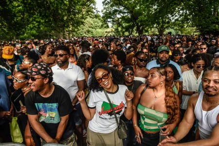 A Juneteenth celebration held in Brooklyn, New York, on June 18, 2023