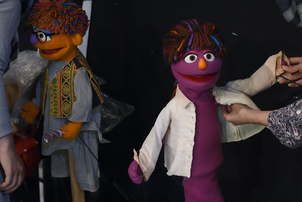 Afghan Sesame Street Characters