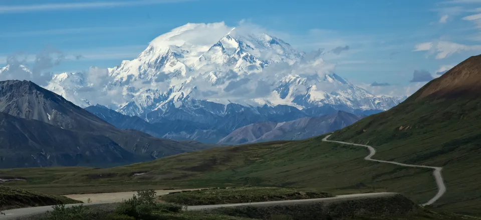  The magnificent Mt. Denali and the park road 