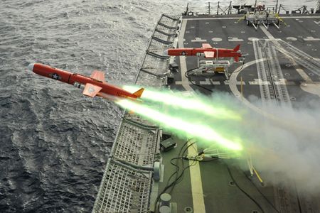 110504-N-NL541-127
ATLANTIC OCEAN (May 4, 2011) A BQM-74E aerial drone is launched from the guided-missile frigate USS Thach (FFG 43) to simulate an incoming missile for a weapons firing exercise during the Atlantic phase of UNITAS 52 off the coast of Brazil. Ships from the U.S. Navy, U.S. Coast Guard and Argentine, Brazilian and Mexican navies participated in the firing exercise. (U.S. Navy photo by Mass Communication Specialist 3rd Class Stuart Phillips/Released)
