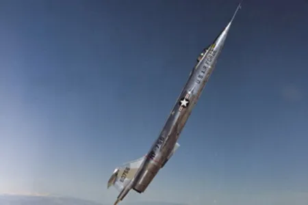 Zoom climbs in the rocket-boosted NF-104 could top out at 120,000 feet in zero gravity. 