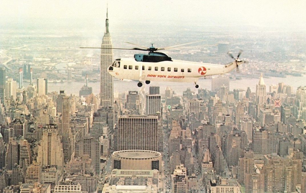 New York Airways promotional postcard 2