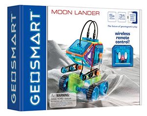 Preview thumbnail for 'GeoSmart Moon Lander Remote Control R/C STEM-Focused GeoMagnetic Vehicle Building Set