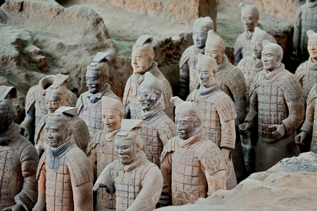 Researchers analyzed 79 fingerprints found on 36 warriors in Qin Shi Huang's Terra-cotta Army.