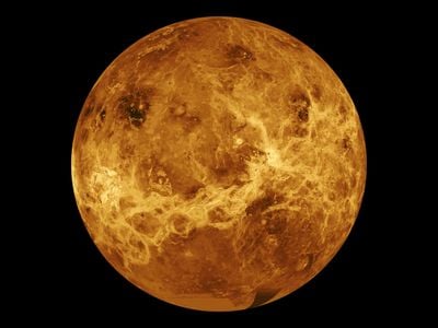 Venus' volatile atmosphere expands in the sun, creating a low pressure area that drives strong winds around the planet. 