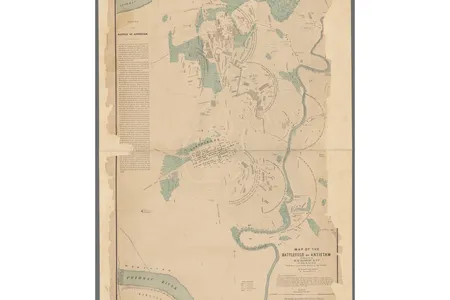Simon G. Elliott's Antietam battlefield map was one of about 3,000 antique maps digitized by the New York Public Library between 2015 and 2018.