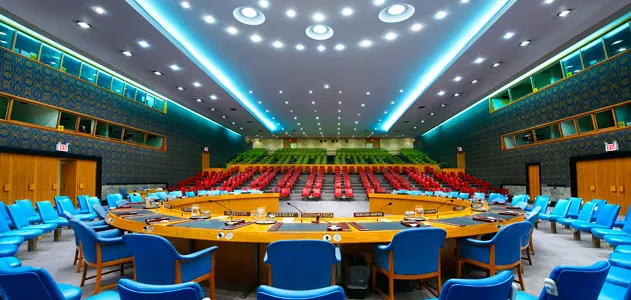Inside the United Nations in New York City