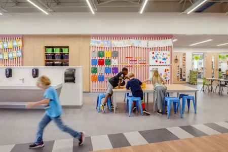 At&nbsp;Ehrman Crest Elementary and Middle School, K-6 students are benefiting from an unusual collaboration.